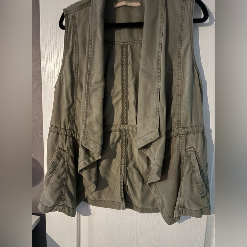 Max Jeans Olive Green Vest